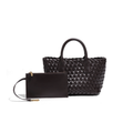 PU Woven Leather Handbags Model B1736-1