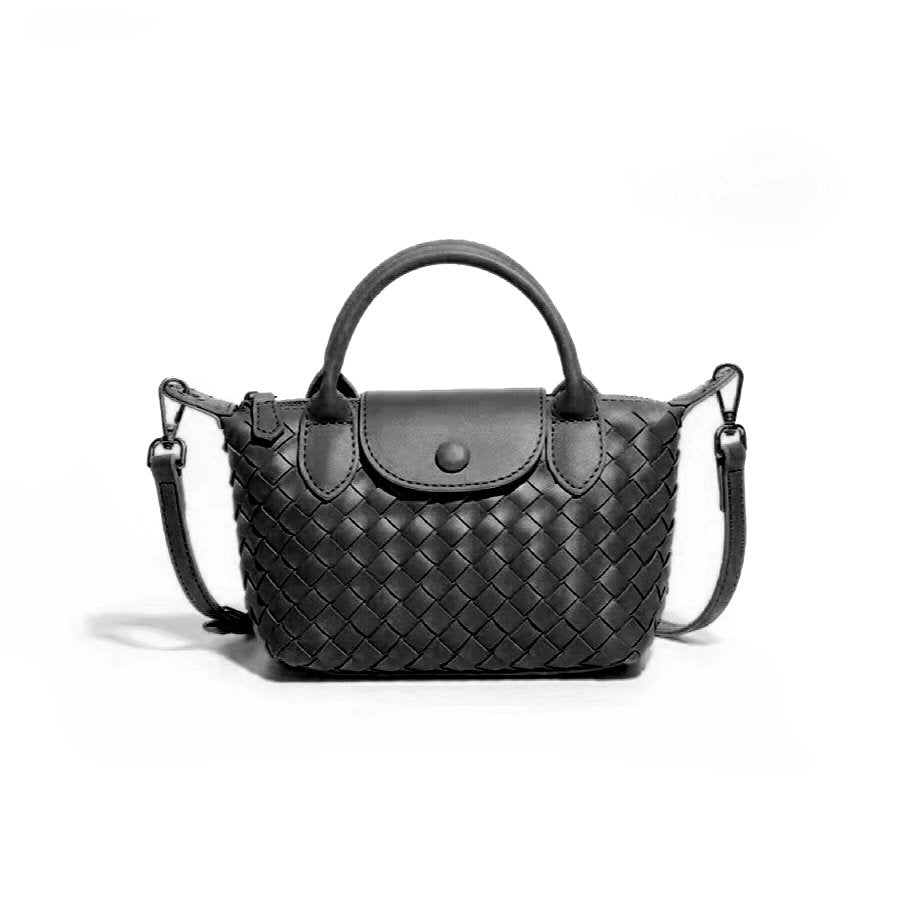 PU woven leather Handbags Model B1767
