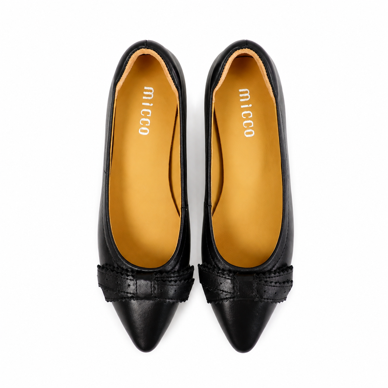 MICCO Pointed-Toe Ballet Flats 670A-9