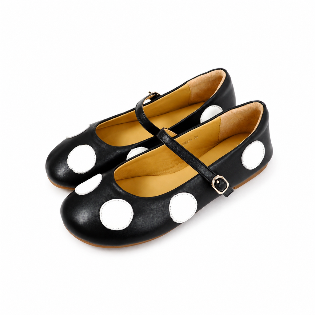 MICCO Polka Dot Mary Jane Flats 7698-3