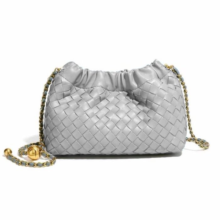 Hand-Woven Bag Classic Style Shoulder Messenger Bag Model B1849